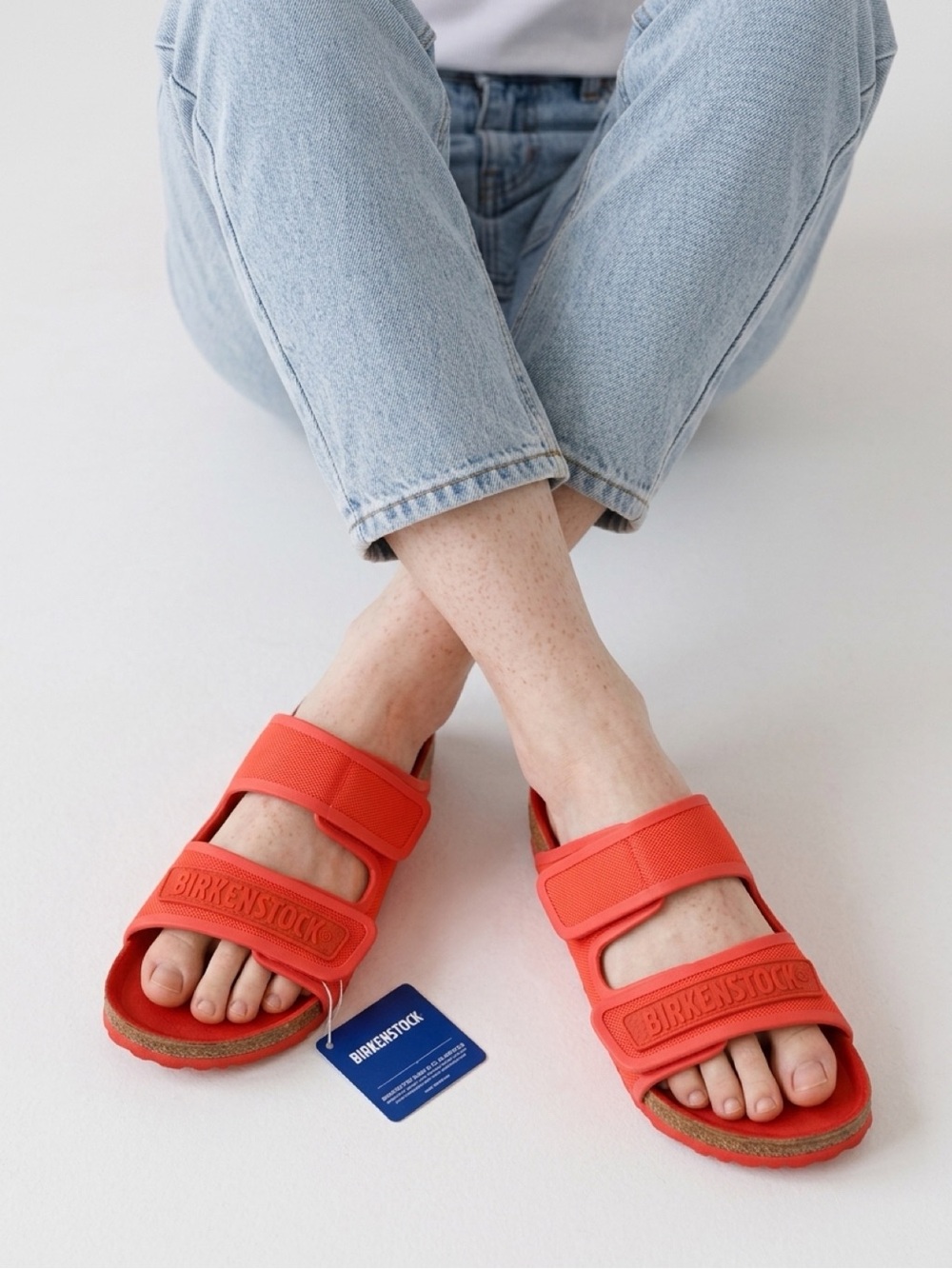 Birkenstock Delft Coral Sandals -Coral Sz 4